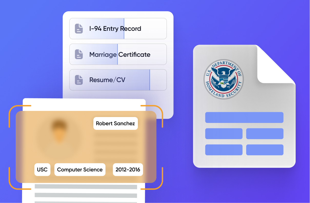 Document scanning interface